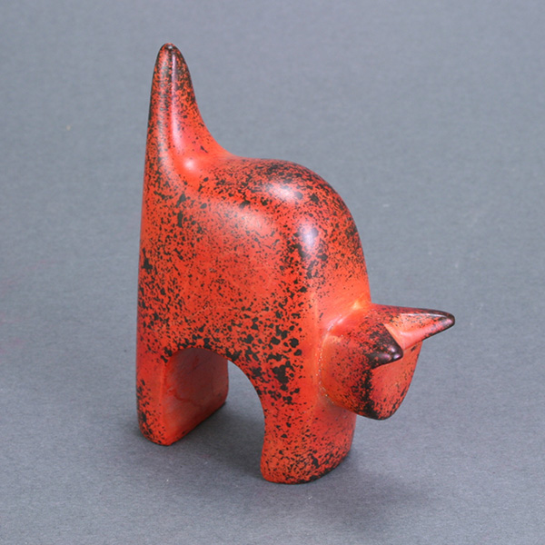Carved Soapstone Kitty